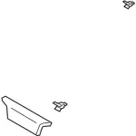 KB3Z21466A16BA - Body: Upper Trim for Ford Image