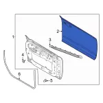 M2DZ7820201A - Body: Outer Panel for Ford: Bronco Image
