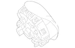 21886028021148 - : Driver Inflator Module for Mercedes-Benz Image