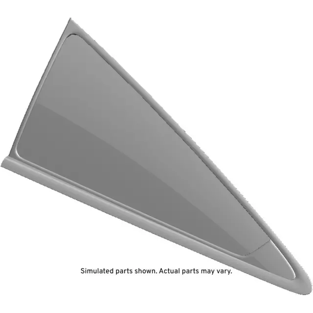 15262160 - : Quarter Glass - Driver's Side (LH) for Chevrolet: Cobalt | Pontiac: G5 Image