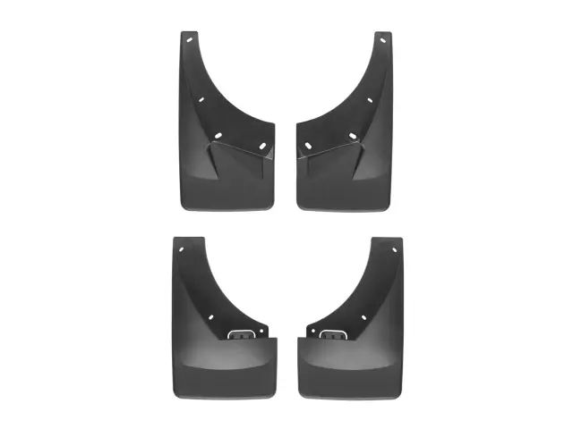 110008120015 - Accessories: Black MudFlap No-Drill DigitalFit® MudFlap Kit for WeatherTech Image