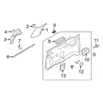 7L1Z40601B32AA - Body: Cover for Ford Image