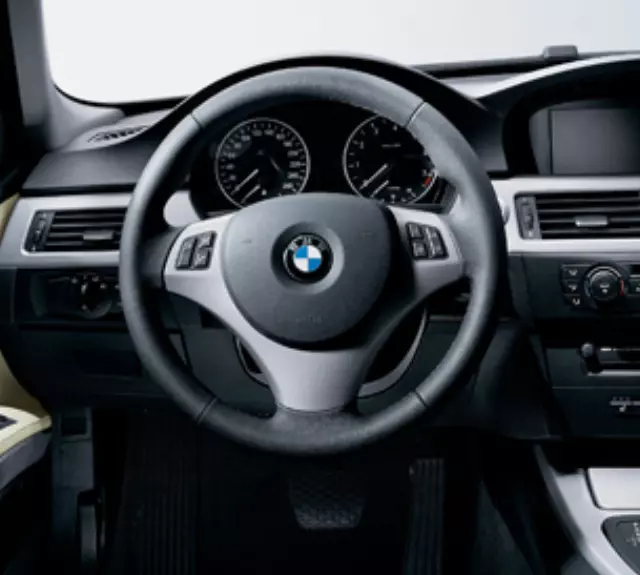 High-Gloss Black Steering Wheel Trim- W/ - BMW (32-30-0-415-491)