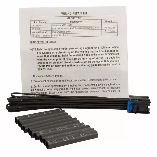 AU2Z14S411BLA - : Wire Assembly for Ford Image