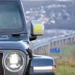 68663221AA - : Jeep Wave Outline Hand Graphic, Yellow, sold by Visco for Affiliated Accessories Image