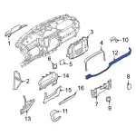 ML3Z15046A62AA - Body: Upper Molding for Ford: F-150 Image