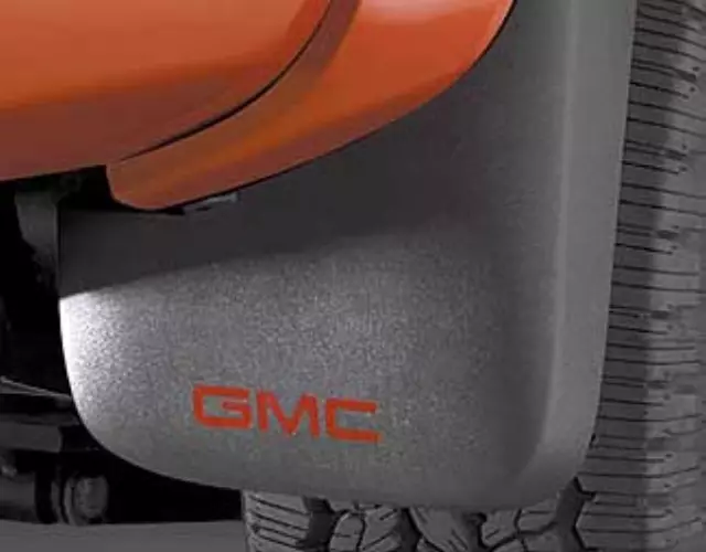 12499685 - Exterior: Splash Guards - Molded - Smoke Gray - Rear for GMC: Canyon Image