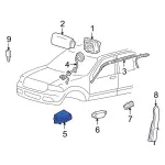 7F9Z14B321A - Electrical: Control Module for Ford: Freestyle Image
