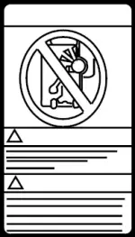 985914Y900 - Body: Caution Label for Infiniti Image