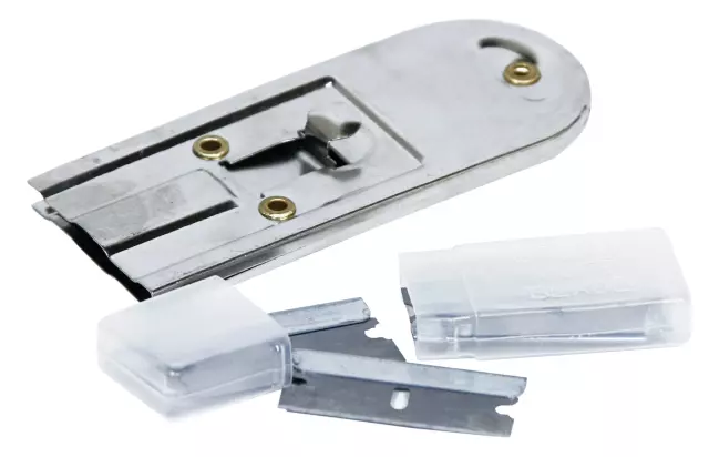 1109 - : Push Button Retractable Blade. Plastic Safety Case With 6 Blades. for Performance Tool Image