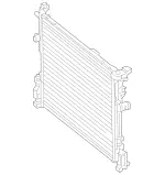 995006603 - : Radiator for Mercedes-Benz Image
