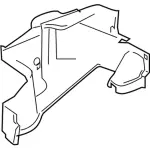 8R3Z7645422CA - Body: Side Trim Panel for Ford: Mustang Image