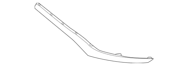 2138852103 - Attachment Parts: Trim Molding for Mercedes-Benz: E300, E350, E400, E43 AMG, E450, E53 AMG, E63 AMG S Image image