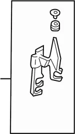 491901W200 - : Reservoir Assembly Bracket Assembly for INFINITI: QX4 Image