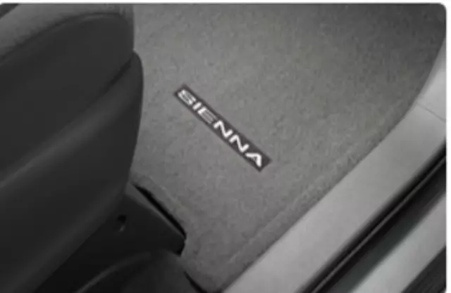 PT2060813311 - : Floor Mats, Carpet, Set Of Eight, Gray for Toyota: Sienna Image