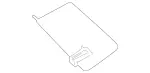 16481011109E86 - Body: Sun-visor Inner Cover for Mercedes-Benz Image
