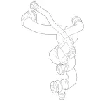 1775013901 - Radiator: Coolant Line for Mercedes-Benz Image