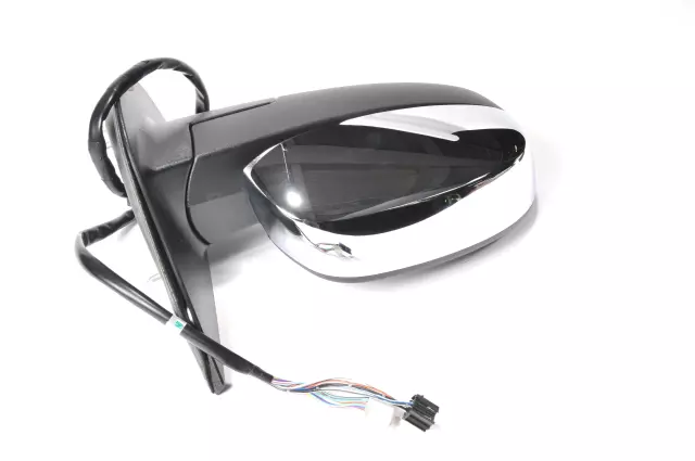 20756950 - : Bright Chrome Passenger Side Door Mirror for Cadillac: Escalade, Escalade ESV, Escalade EXT | Chevrolet: Avalanche, Silverado 1500, Silverado 2500 HD, Silverado 3500 HD, Suburban 1500, Suburban 2500, Tahoe | GMC: Sierra 1500, Sierra 2500 HD, Sierra 3500 HD, Yukon, Yukon XL 1500, Yukon XL 2500 Image