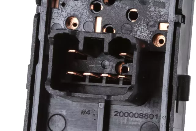 Jet Black Rear Driver Side Seat Back Folding Switch - GM (13311235)