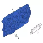 BA5Z8C607A - Cooling System: Fan &amp; Motor for FORD Image