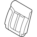 DL3Z1666601LA - Body: Seat Back Cover for Ford: F-150 Image