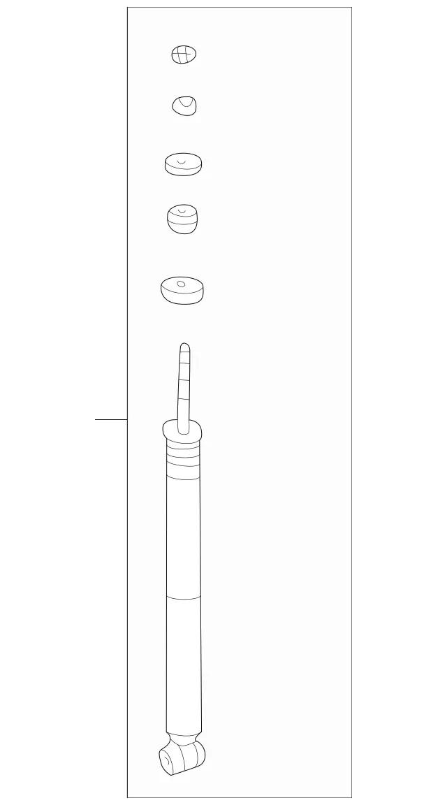 2023233900 - : Shock Absorber for Mercedes-Benz Image