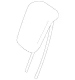 24797035007C70 - Body: Headrest for Mercedes-Benz Image