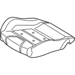 FR3Z6362901BD - Body: Seat Cover for Ford: Mustang Image