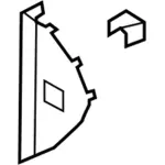 8A8Z7404481AB - Body: Side Panel for Ford: Flex Image