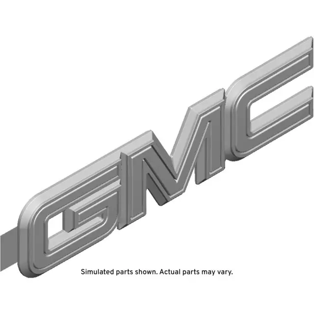 84674406 - Body: Chrome Vehicle Name Plate without Black Border for GM Image