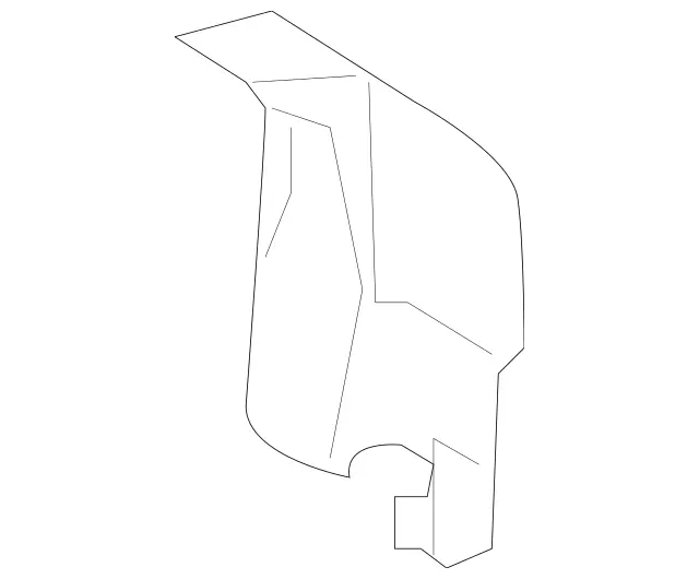 23091837309051 - Body: Rear Cover for Mercedes-Benz Image