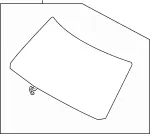 G27005ZS1A - : Windshield for INFINITI: QX80 Image