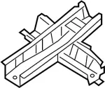 7518262J00 - Body: Floor Crossmember for INFINITI: G20 Image image