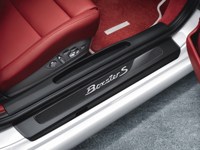 98104480020 - Exterior: 2013-2023 Porsche - Door Entry Guards In Carbon for Porsche: 718 Boxster, Boxster Image