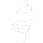 2108691021 - : Washer Pump for Mercedes-Benz Image