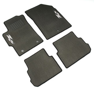 95078908 - Interior: Front and Rear Carpeted Floor Mats in Black with Z-Spec Logo for GM Image