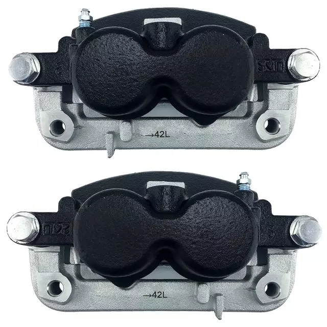 19390126 - : Front Brake Caliper Set with Clips and Washers (Performanc Friction Ready Coated) for GM Image