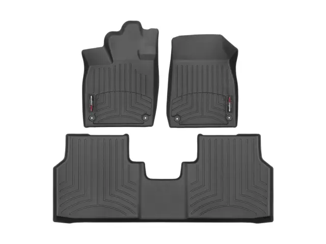 44163712 - Accessories: Front &amp; Rear Black FloorLiner™ DigitalFit® for WeatherTech Image