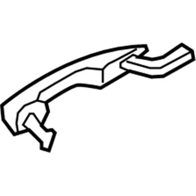 HS7Z5422405DAPTM - Body: Handle, Outside for Ford: Fusion, Police Responder Hybrid, SSV Plug-In Hybrid Image