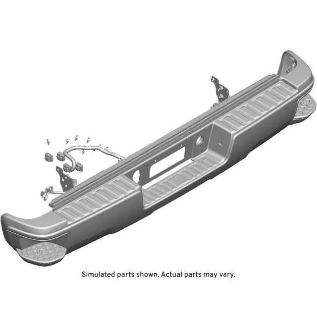 23154015 - Body: Bumper Assembly for Chevrolet: Silverado 2500 HD, Silverado 3500 HD | GMC: Sierra 2500 HD, Sierra 3500 HD Image