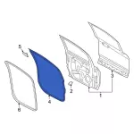 DN1Z7420531D - : Door Weather-Strip for Ford: EcoSport Image