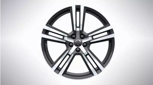 31423853 - Suspension: 20-inch 5-Double Spoke Tech Black Diamond Cut for Volvo: XC60 Image
