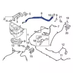 PC3Z5J232B - : Filler Pipe for Ford: F-250 Super Duty, F-350 Super Duty, F-450 Super Duty Image