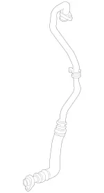 2125002772 - : Oil Line for Mercedes-Benz: CLS550, E550 Image
