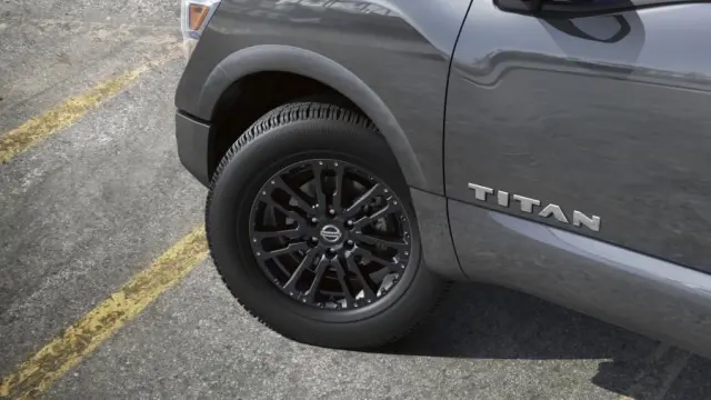 Wheel - 20" Black Alloy Wheel with Center Cap - Nissan (T99W1-9FU9K)