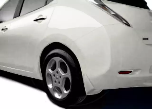 F38E03NF6A - Body: Splash Guards Set of 4 (QAK - White) for Nissan: LEAF Image