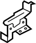 68182EJ70A - Body: Stay Bracket for Infiniti Image