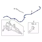 NZ6Z17A605C - : Washer Hose for Ford: Maverick Image