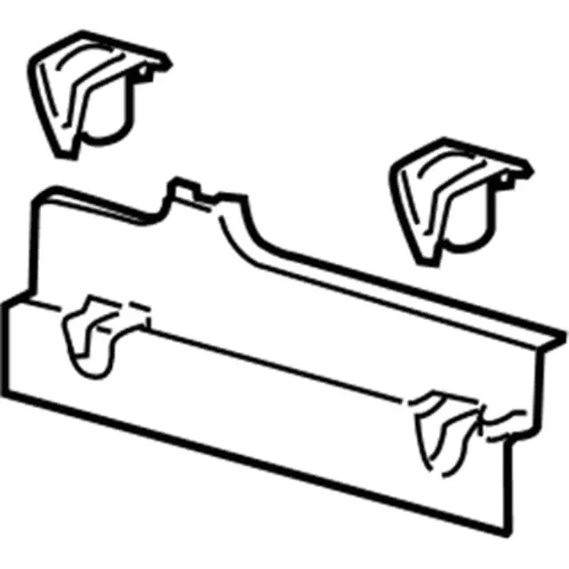 EK4Z61311A59BB - Body: Center Molding for Ford: Transit-150, Transit-250, Transit-350, Transit-350 HD Image