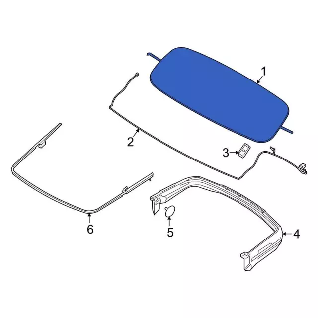 Back Glass - Ford (FR3Z-7642006-B)